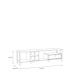 TV-Board >Hialeah< in Riviera Eiche - 181,3x49,9x40,2cm (BxHxT)