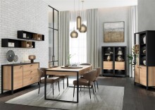 Sideboard >Hialeah< in Riviera Eiche - 151,3x85,1x40,2cm (BxHxT)