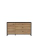 Sideboard >Hialeah< in Riviera Eiche - 151,3x85,1x40,2cm (BxHxT)