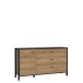 Sideboard >Hialeah< in Riviera Eiche - 151,3x85,1x40,2cm (BxHxT)