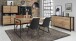 Vitrine >Hialeah< in Riviera Eiche - 121,3x152,3x40,2cm (BxHxT)