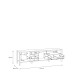 Wohnwand >Hialeah< in Riviera Eiche - 277,2x193,9x40,2cm (BxHxT)