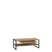 Couchtisch >Hialeah< in Riviera Eiche - 110x40x60cm (BxHxT)