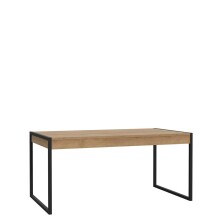 Esstisch >Hialeah< in Riviera Eiche - 166x76,9x90,2cm (BxHxT)