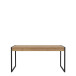 Esstisch >Hialeah< in Riviera Eiche - 166x76,9x90,2cm (BxHxT)