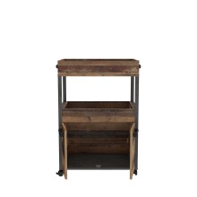 Barschrank >Hydra< in Old Wood Vintage - 60x88,5x40cm (BxHxT)