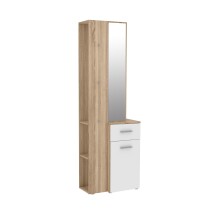 Kompaktgarderobe >Lokri< in Sonoma-Eiche -...
