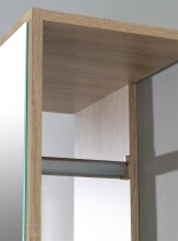 Kompaktgarderobe >Lokri< in Sonoma-Eiche - 64,2x196x34,1cm (BxHxT)