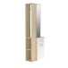 Kompaktgarderobe >Lokri< in Sonoma-Eiche - 64,2x196x34,1cm (BxHxT)