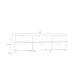 TV-Board >Limnos< in Schwarzeiche - 161,6x48,5x41,3cm (BxHxT)