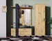 Kompaktgarderobe >Marousi< in Artisan Eiche - 119,8x198,2x43cm (BxHxT)