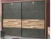 Schwebetürenschrank >Rhodos< in Stabeiche - 280,6x215,9x61,2cm (BxHxT)