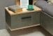 Bett >Rhodos< in Stabeiche - 296,5x120x209,9cm (BxHxT)