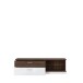 TV-Board >Rafina< in Bakersfield Walnuss - 160,4x47,2x42cm (BxHxT)