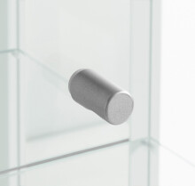 Glasvitrine >OPTIMA< in Sonoma Eiche Dekor - 31,5x172x32cm (BxHxT)
