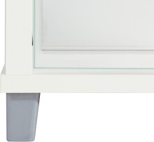 Glasvitrine >OPTIMA< in Schwarz Struktur -...