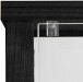 Glasvitrine >OPTIMA< in Schwarz Struktur - 31,5x172x32cm (BxHxT)