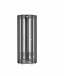 Eckvitrine >TRIO< in Schwarz Struktur - 71x172x50cm (BxHxT)