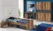 Bett >Vyronas< in Old Wood Vintage - 96x65x206,4cm (BxHxT)