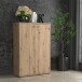 Kommode >Tembi< in Artisan Eiche - 73,7x111,1x34,8cm (BxHxT)