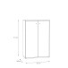 Kommode >Tembi< in Artisan Eiche - 73,7x111,1x34,8cm (BxHxT)