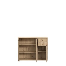 Kommode >Tembi< in Artisan Eiche - 108,8x85,5x34,8cm (BxHxT)