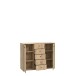 Kommode >Tembi< in Artisan Eiche - 108,8x85,5x34,8cm (BxHxT)