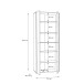 Aktenschrank >Tembi< in Artisan Eiche - 73,7x197,5x34,8cm (BxHxT)