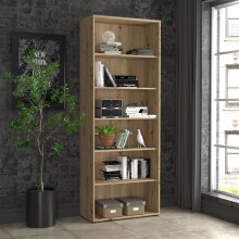 Regal >Tembi< in Artisan Eiche - 73,7x197,5x34,8cm...