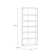 Regal >Tembi< in Artisan Eiche - 73,7x197,5x34,8cm (BxHxT)