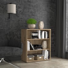 Regal >Tembi< in Artisan Eiche - 73,7x85,5x34,8cm (BxHxT)