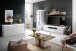 Wandboard >Chalki< in Weiß - 175x22x26cm (BxHxT)