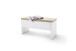 Sitzbank >Chalki< in Weiß - 91x45x38cm (BxHxT)