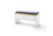 Sitzbank >Chalki< in Weiß - 91x45x38cm (BxHxT)
