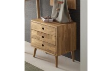 Kommode >Anacortes< in Eiche aus Massivholz - 42x42x35cm (BxHxT)