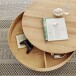 Couchtisch >Souli< in Asteiche aus MDF,Metall - 79x40x79cm (BxHxT)