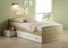 Jugendzimmer-Set >Floris< in Sonoma-Eiche