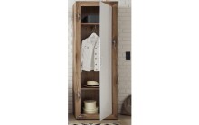 Garderobenschrank >Nigrita< in Flagstaff Oak -...