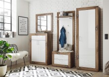 Garderobenpaneel >Nigrita< in Flagstaff Oak - 70x143x30cm (BxHxT)