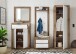 Garderobenpaneel >Nigrita< in Flagstaff Oak - 70x143x30cm (BxHxT)