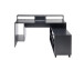 Schreibtisch >Thasos< in Schwarz - 160x92x70cm (BxHxT)