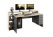 Schreibtisch >Thasos< in Grau - 182x92x70cm (BxHxT)