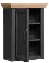 Hängeschrank >Marilin< in Anthrazit matt Lack - 45x63x25cm (BxHxT)