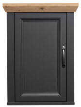 Hängeschrank >Marilin< in Anthrazit matt Lack - 45x63x25cm (BxHxT)