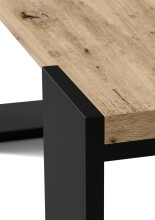 Couchtisch >August< in Artisan Eiche - 110x40x60cm (BxHxT)