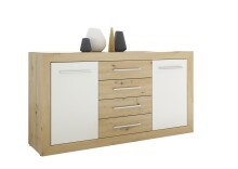 Sideboard >Frieda< in Artisan Eiche - 168x89x46cm...