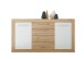 Sideboard >Frieda< in Artisan Eiche - 168x89x46cm (BxHxT)