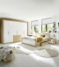 Bett >Frieda< in Artisan Eiche - 307x94x206cm (BxHxT)