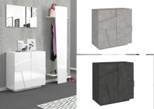 Schuhschrank >Piacenza< Beton oder Schiefer oder...