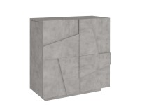 Schuhschrank >Piacenza< Beton oder Schiefer oder...